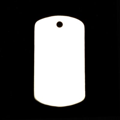 Dog Tag Style ID Tags (3 tags w/ chain) Thumbnail