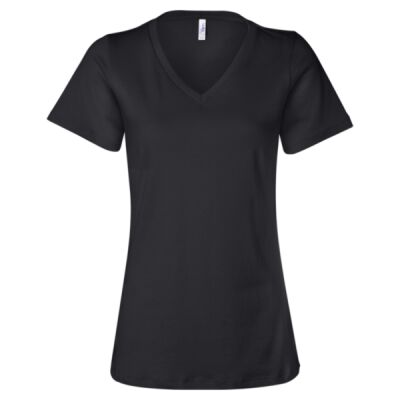 Women's Relaxed Short Sleeve Jersey V-Neck Tee Thumbnail
